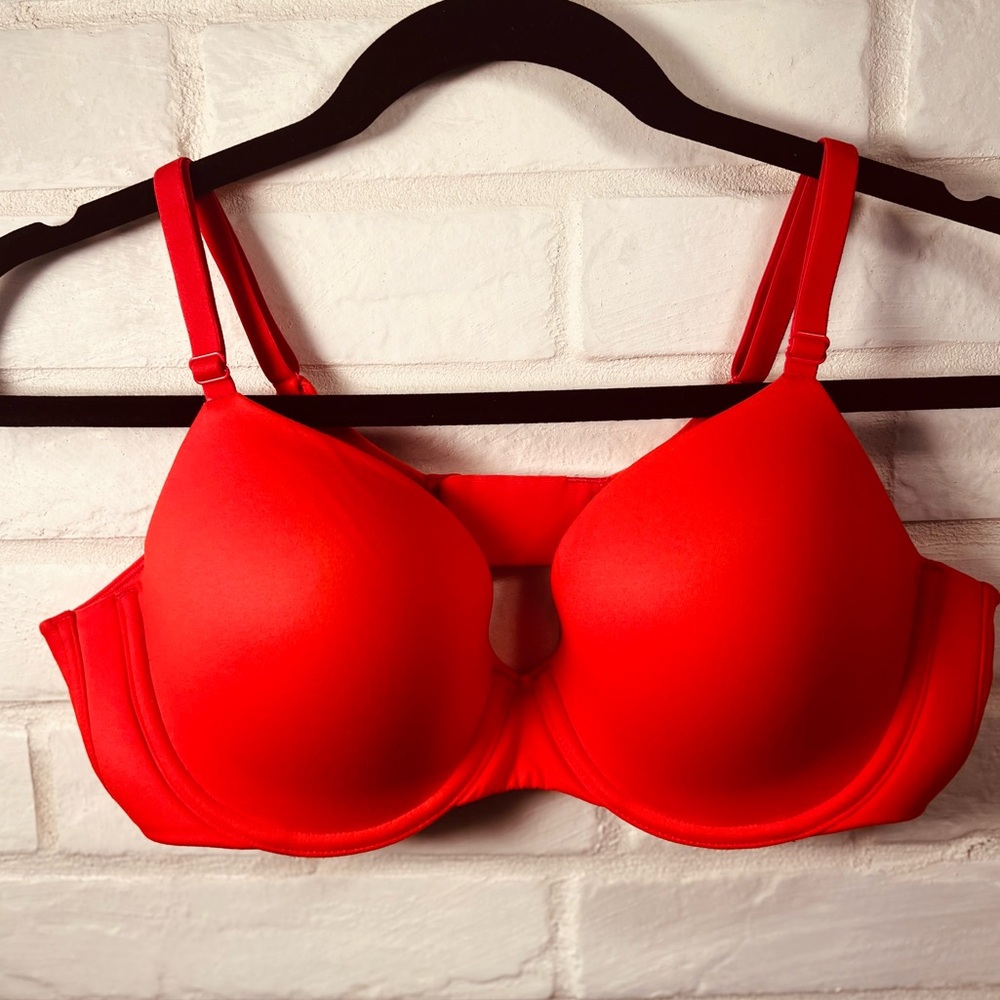 NWT Soma Enbliss Full Coverage Lined Underwire Bra 38 B Cherry Red #0426
